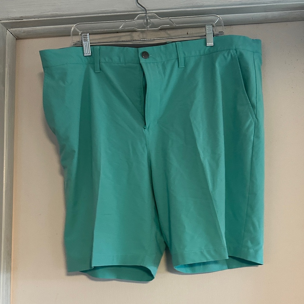 Adidas men's teal golf shorts 40 waist